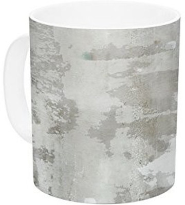 

Kess InHouse InHouse CarolLynn Tice Effortless Neutral Gray Ceramic Coffee, 11 oz, Multicolor Ceramic Mug(60 ml)
