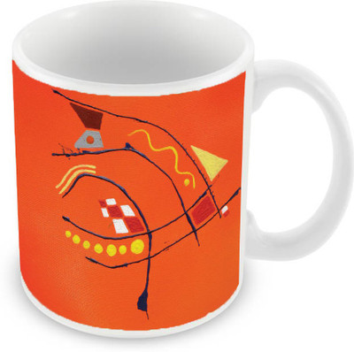 Sleep Nature's SN-MG-2329 Ceramic Mug(350 ml), Orange