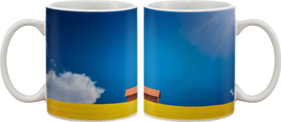 

Artifa House In Fields Porcelain, Ceramic Mug(350 ml), Multicolor