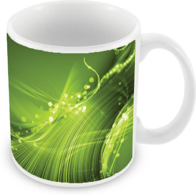 

Sleep Nature's SN-MG-2435 Ceramic Mug(350 ml), Green