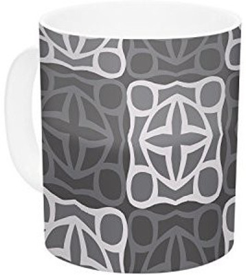 

Kess InHouse InHouse Miranda Mol Granny Goes Modern Ceramic Coffee, 11 oz, Multicolor Ceramic Mug(60 ml)