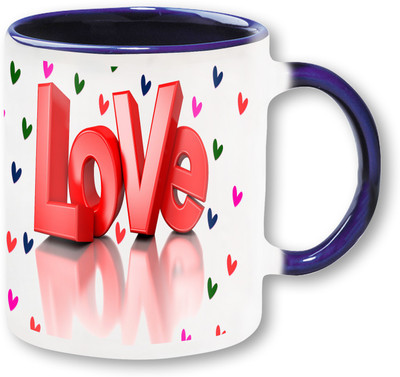 

PhotogiftsIndia Happy Valentine Day Love 01.Jpg Ceramic Mug(325 ml), Multicolor