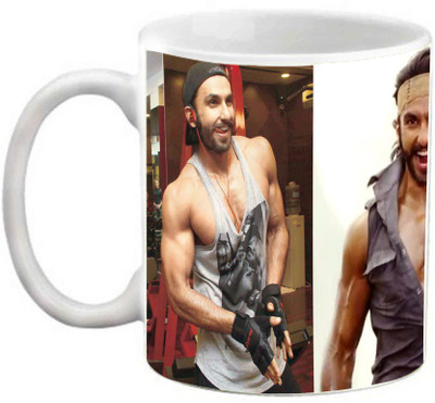 

EFW RANVEER SINGH BOLLYWOOD MOVIE ACTOR PRINTED COFFEE Ceramic Mug(325 ml), White