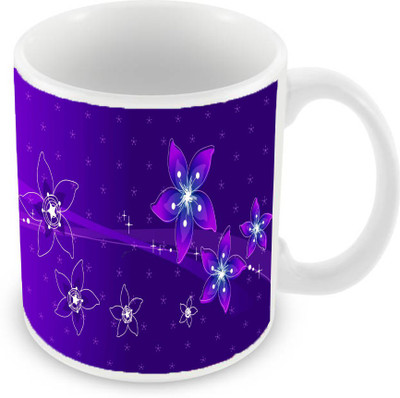 

Sleep Nature's Round Ceramic Mug(350 ml), Purple