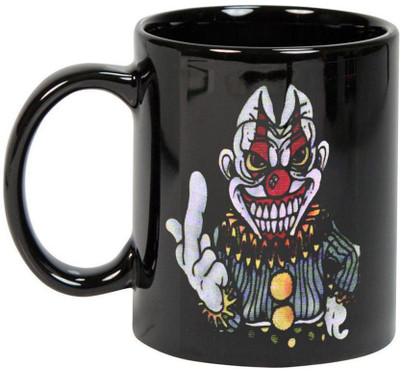 

Prithish The Joker Black Ceramic Mug(330 ml), Multicolor