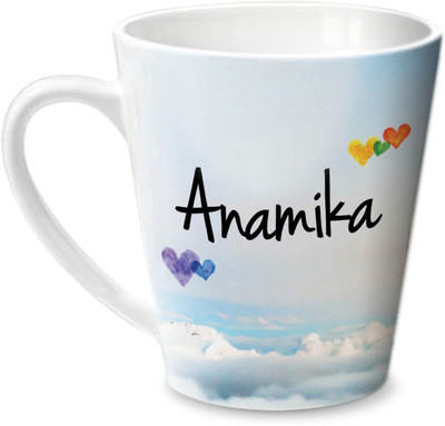

Hot Muggs Simply Love You Anamika Conical Ceramic Mug(350 ml)