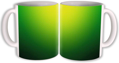

PhotogiftsIndia simple design Ceramic Mug(350 ml, Pack of 2), Multicolor