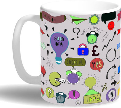 

PRINT OPERA Beautiful Artwork Ceramic Mug(330 ml), Multicolor
