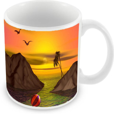 

Sleep Nature's SN-MG-53 Ceramic Mug(350 ml), Multicolor