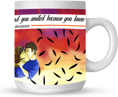 

HuppmeGift Fell In Love White Ceramic Mug(350 ml)