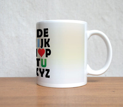 60% OFF on StyBuzz I love you white valentine Porcelain Coffee Mug(300 ml)