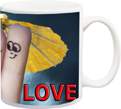 

ME&YOU Gift for Husband/Wife/Girlfriend/Boyfriend/Lover;"Special Beautiful Love!! 3D printed Ceramic Mug(325 ml), Multicolor