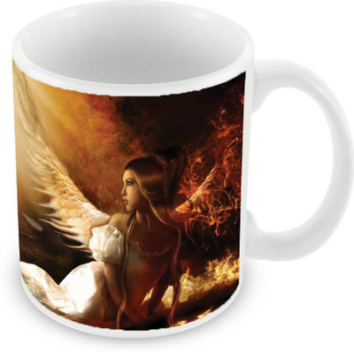

Sleep Nature's SN-MG-2283 Ceramic Mug(350 ml), Multicolor