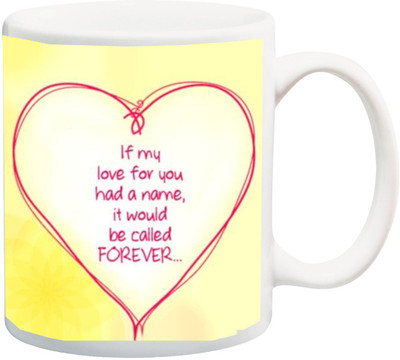 

ME&YOU Valentines day Ceramic Mug(325 ml), Multicolor