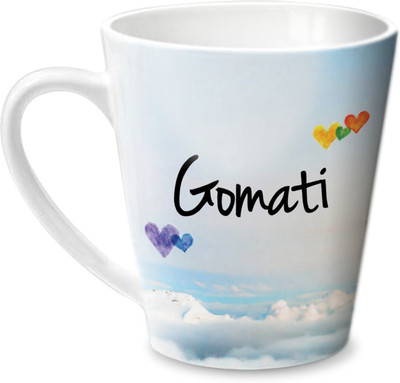 

Hot Muggs Simply Love You Gomati Conical Ceramic Mug(350 ml)