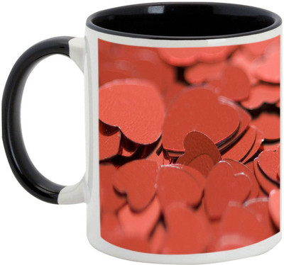 

AllUPrints Boyfriend/Girlfriend Gifts - Purest Love Symbol Ceramic Mug(325 ml), Black
