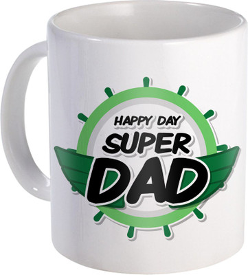 

Sky Trends Gift Gift For Dad On Father's Day White Coffee 350 ML Ceramic Mug(350 ml), Multicolor
