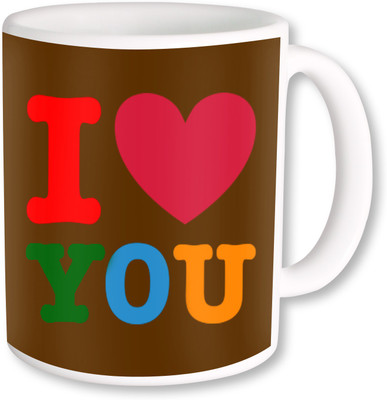 

Heyworlds i love you valentine gifts 0020 Ceramic Mug(325 ml), Multicolor