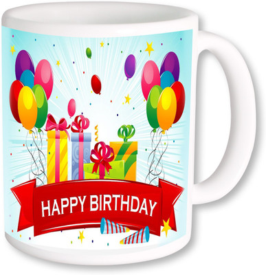 

PhotogiftsIndia happy birthday_03 Ceramic Mug(325 ml), Multicolor