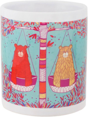 

Chumbak Beary good Libra Coffee Ceramic Mug(300 ml)