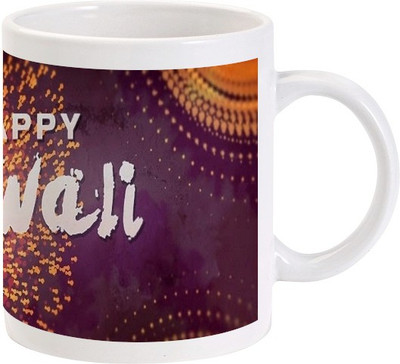 

Lolprint 60 Diwali Ceramic Mug(325 ml)