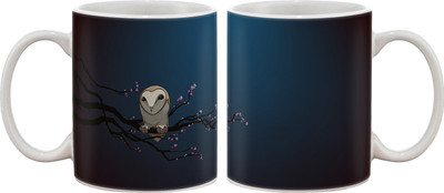

Artifa Owl On Tree Porcelain, Ceramic Mug(350 ml), Multicolor