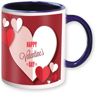 

Heyworlds happy valentine day gifts 030 Ceramic Mug(325 ml), Multicolor