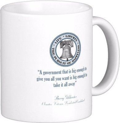 

Exoctic Silver Best Quoted Coffee 00109 Ceramic Mug(300 ml), Multicolor