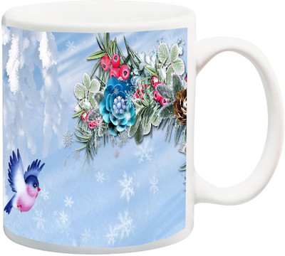 

ME&YOU special Style colorful Sweet Designer Rose HD printed Ceramic Mug(325 ml), Multicolor