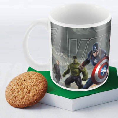 

Posterboy Avengers Cast Ceramic Mug(350 ml), Multicolor