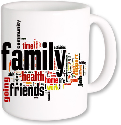 

PhotogiftsIndia Family 007 Ceramic Mug(325 ml), Multicolor
