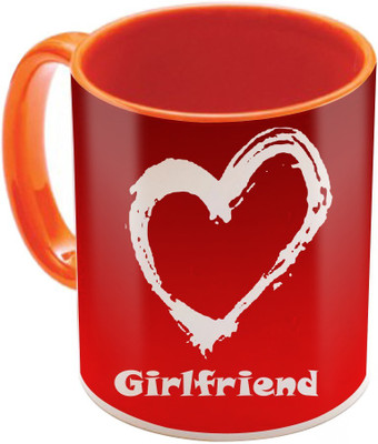 

SKY TRENDS Wonderful & Best Valentine Orange Gift For GirlFriend,Boyfriend,Husband,Wife,Friend Design Cod 009 Ceramic Mug(325 ml)