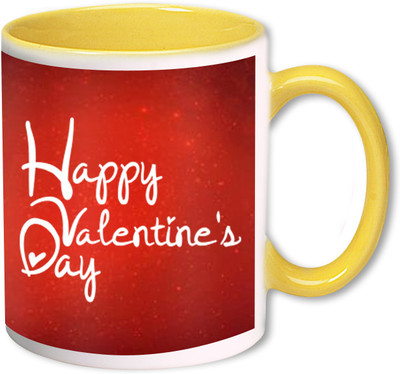 

Heyworlds happy valentine day gifts 0032 Ceramic Mug(325 ml), Multicolor