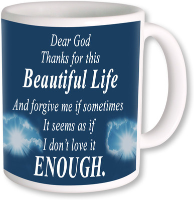 

PhotogiftsIndia India Beautiful Life coffee mug Ceramic Mug(325 ml), Multicolor