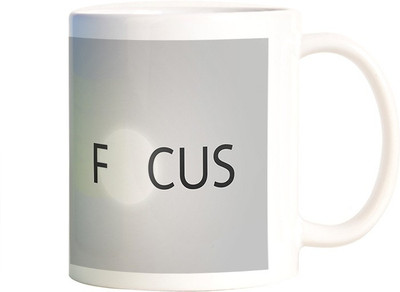 

Rangeele Inkers FOCUS Ceramic Mug(300 ml), Multicolor