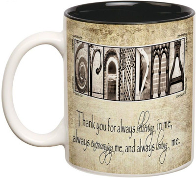 

Prithish Grandma, Thank You Double Color Ceramic Mug(330 ml)