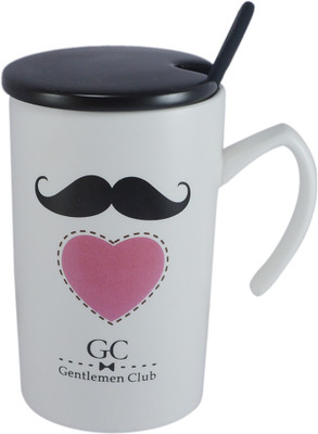 

Saamarth Impex SI-4422 Ceramic Mug(350 ml), White