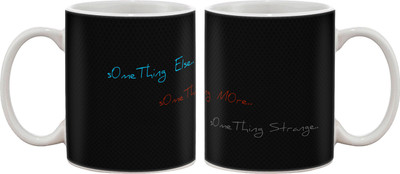 

Artifa One Thing Porcelain, Ceramic Mug(350 ml), Multicolor