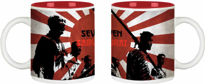

Posterboy Seven Samurai Ceramic Mug(350 ml), Multicolor