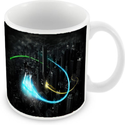 

Sleep Nature's SN-MG-491 Ceramic Mug(350 ml), Black