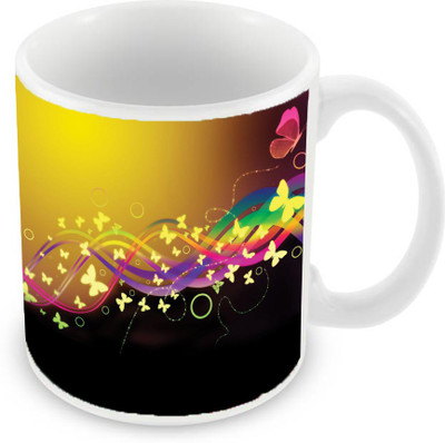 Sleep Nature's SN-MG-1328 Ceramic Mug(350 ml), Multicolor