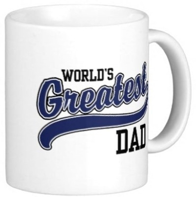 10% OFF on GIFTSMATE Worlds Greatest Dad Ceramic Coffee Mug(325 ml)