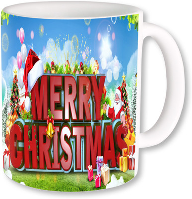 

PhotogiftsIndia Merry Christmas 030 Ceramic Mug(325 ml), Multicolor
