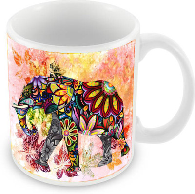 

Sleep Nature's SN-MG-155 Ceramic Mug(350 ml), Multicolor