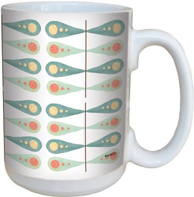 

Tree-Free Greetings Greetings lm43670 Abstract Colored Droplets by Shell Rummel Ceramic with Full-Sized Handle, 15-Ounce, Multicolored Ceramic Mug(60 ml), Multicolor