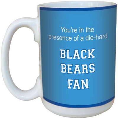 

Tree-Free Greetings Greetings lm44479 Black Bears College Football Fan Ceramic with Full-Sized Handle, 15-Ounce Ceramic Mug(60 ml)