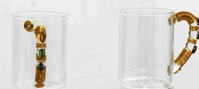 

JewelKraft 61 Glass Mug(300 ml, Pack of 6)