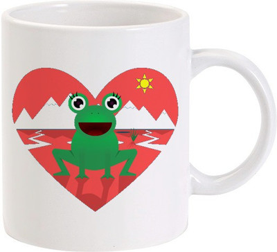 40% OFF on Lolprint Frog Heart Ceramic Mug(325 ml) 40% OFF on Lolprint Frog Heart Ceramic Mug(325 ml)