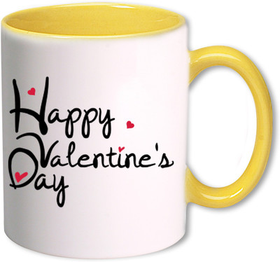 

Heyworlds happy valentine day gifts 0034 Ceramic Mug(325 ml), Multicolor