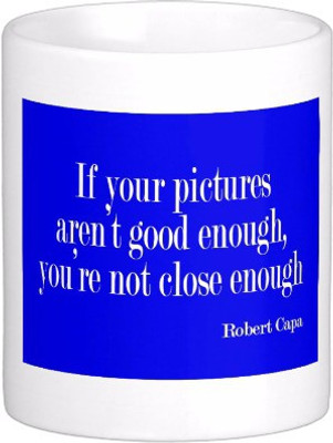 

Exoctic Silver Best Quoted Coffee 00040 Ceramic Mug(300 ml), Multicolor
